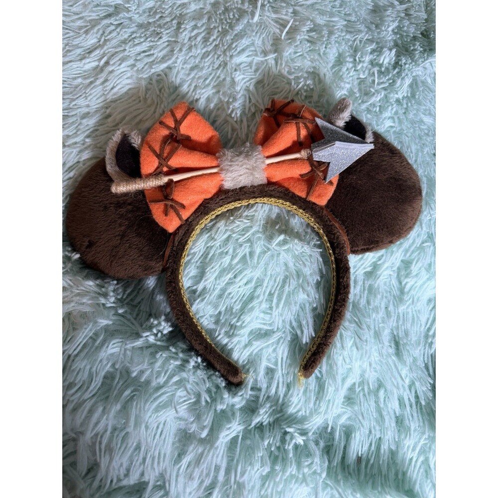 Disney Parks Ewok Minnie Ears Headband Custom Made Star Wars Inspired